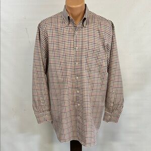 Peter Millar long sleeve button down collar shirt.  XL